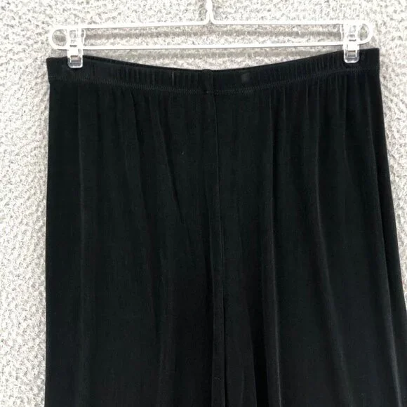 Chicos Pants Womens 1 US 8 Black Travelers Pull On Stretch Ankle Straight Leg - Picture 2 of 11